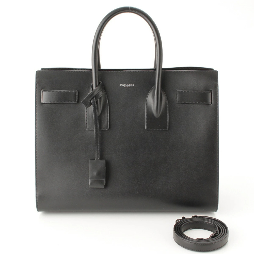 Saint Laurent Sac de Jour Handbag Black